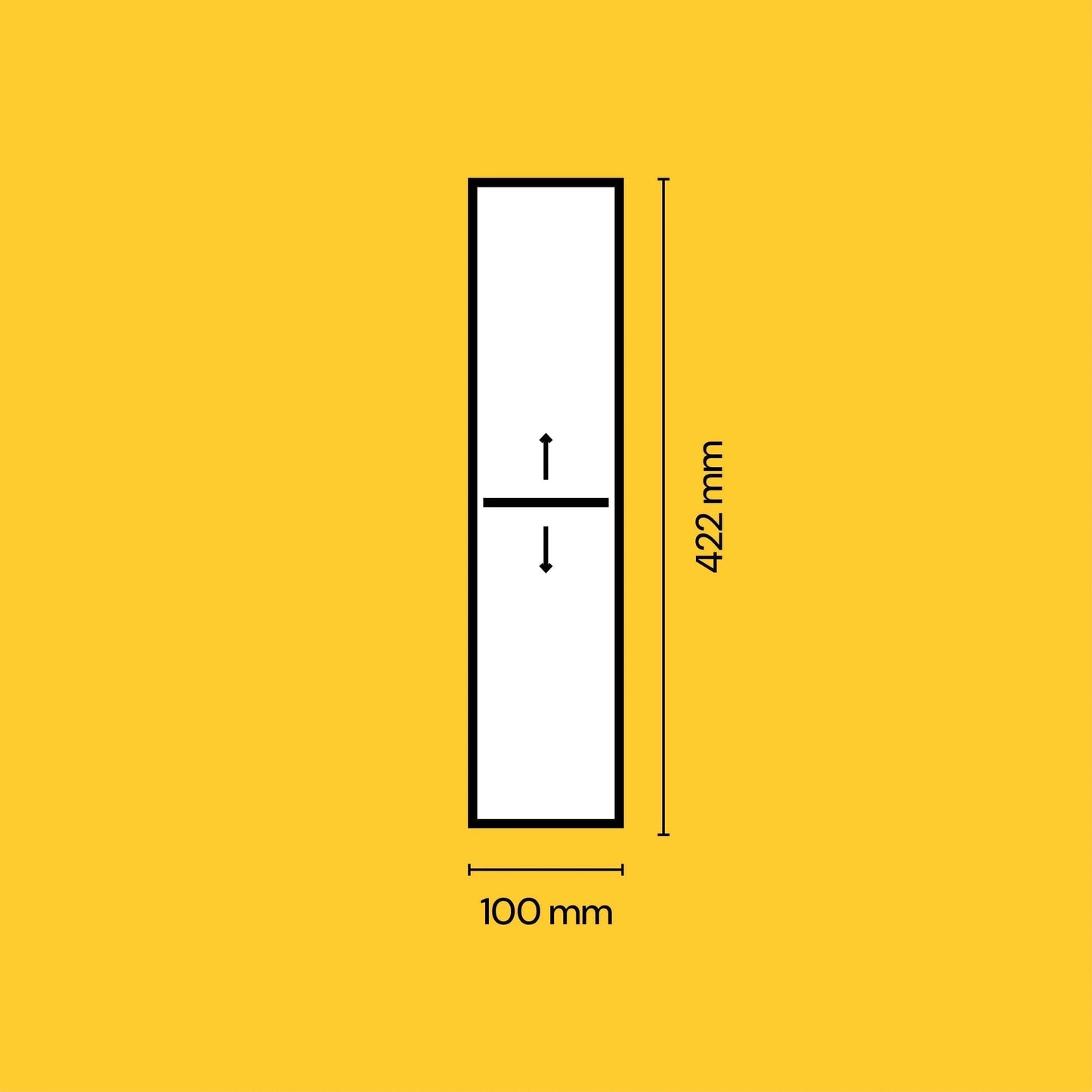 AMBIA-LINE Schubladeneinsatz Stahl (10 cm)