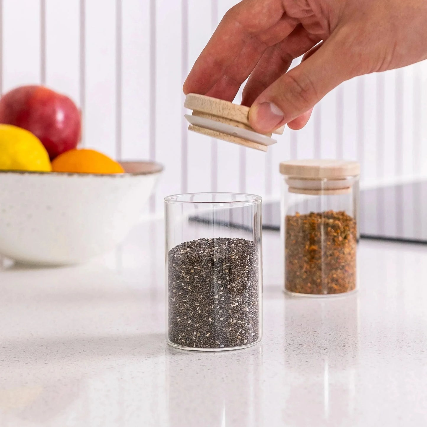 Gewürzhalter Komplettset inkl. 12 Gewürzgläser