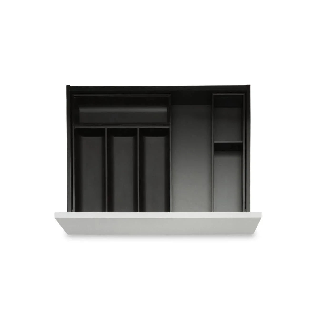 CLASSICduo Stahl Soft-Touch. Besteckkasten & Rahmen Bundle (40 cm)