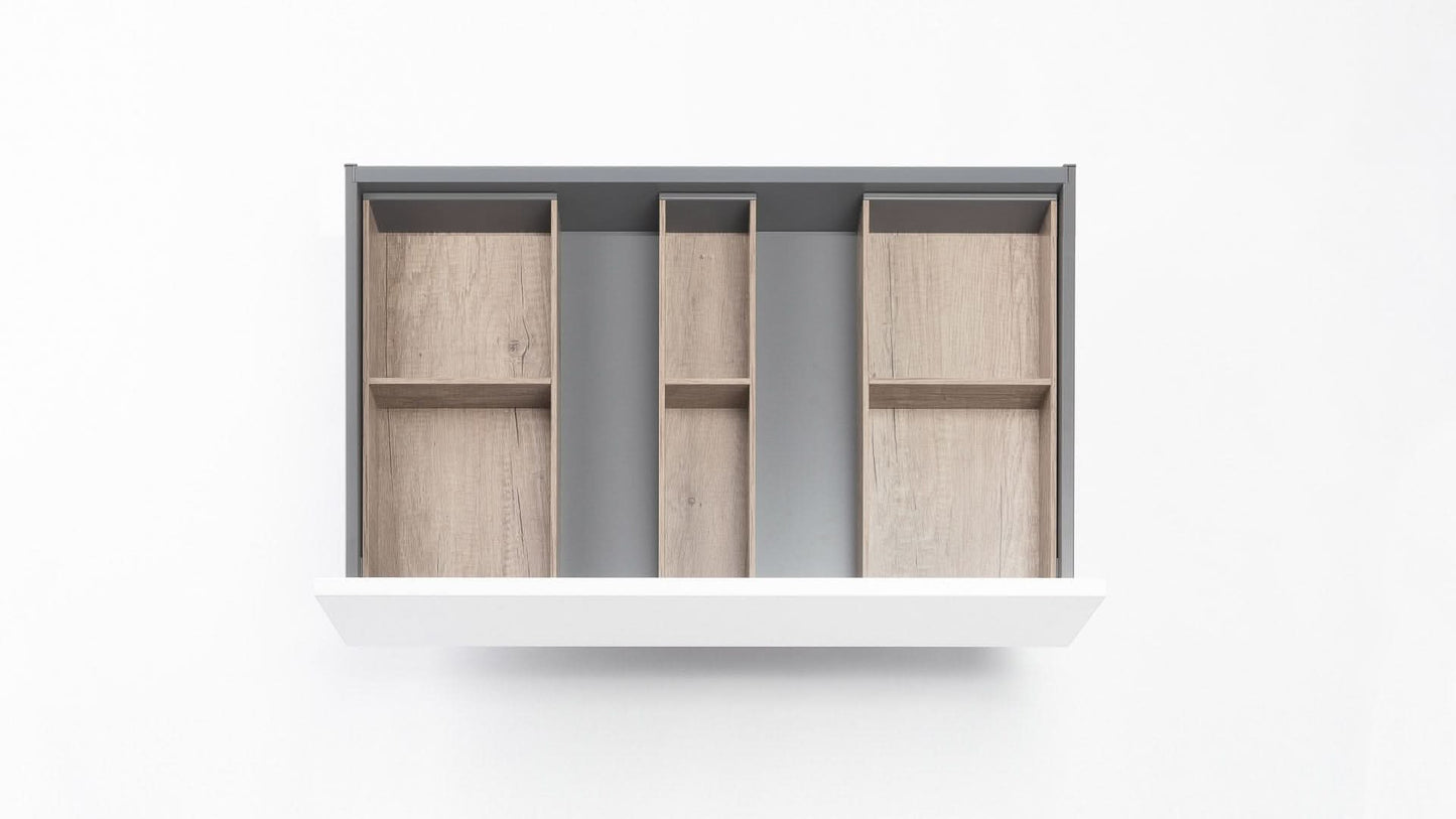PLAINtrio Holz. Bundle für Besteck & Küchenutensilien (50 cm)