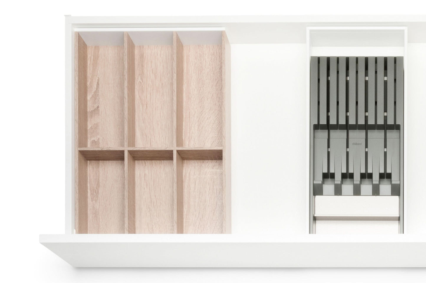 CLASSICknife Holz. Besteck- & Messereinsatz Bundle (50 cm)