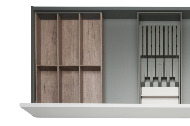 CLASSICknife Holz. Besteck- & Messereinsatz Bundle (50 cm)