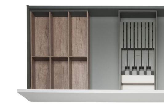 CLASSICknife Holz. Besteck- & Messereinsatz Bundle (50 cm)
