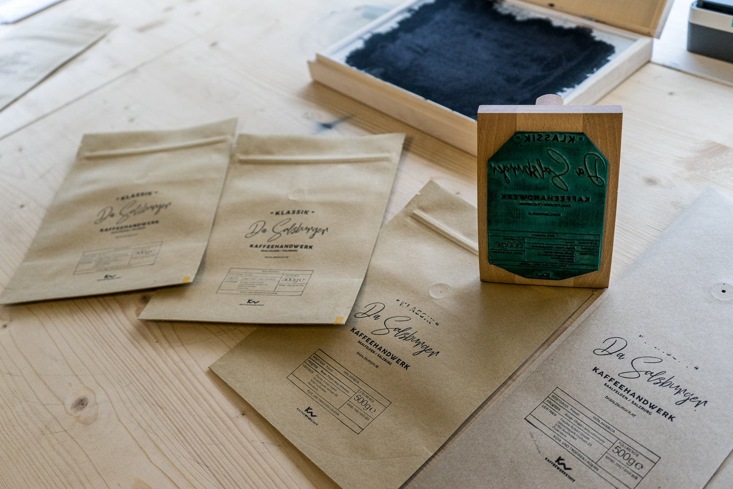 Da Salzburger Kaffee "BLUES" (100%  Arabica Kaffeebohnen / 500g)