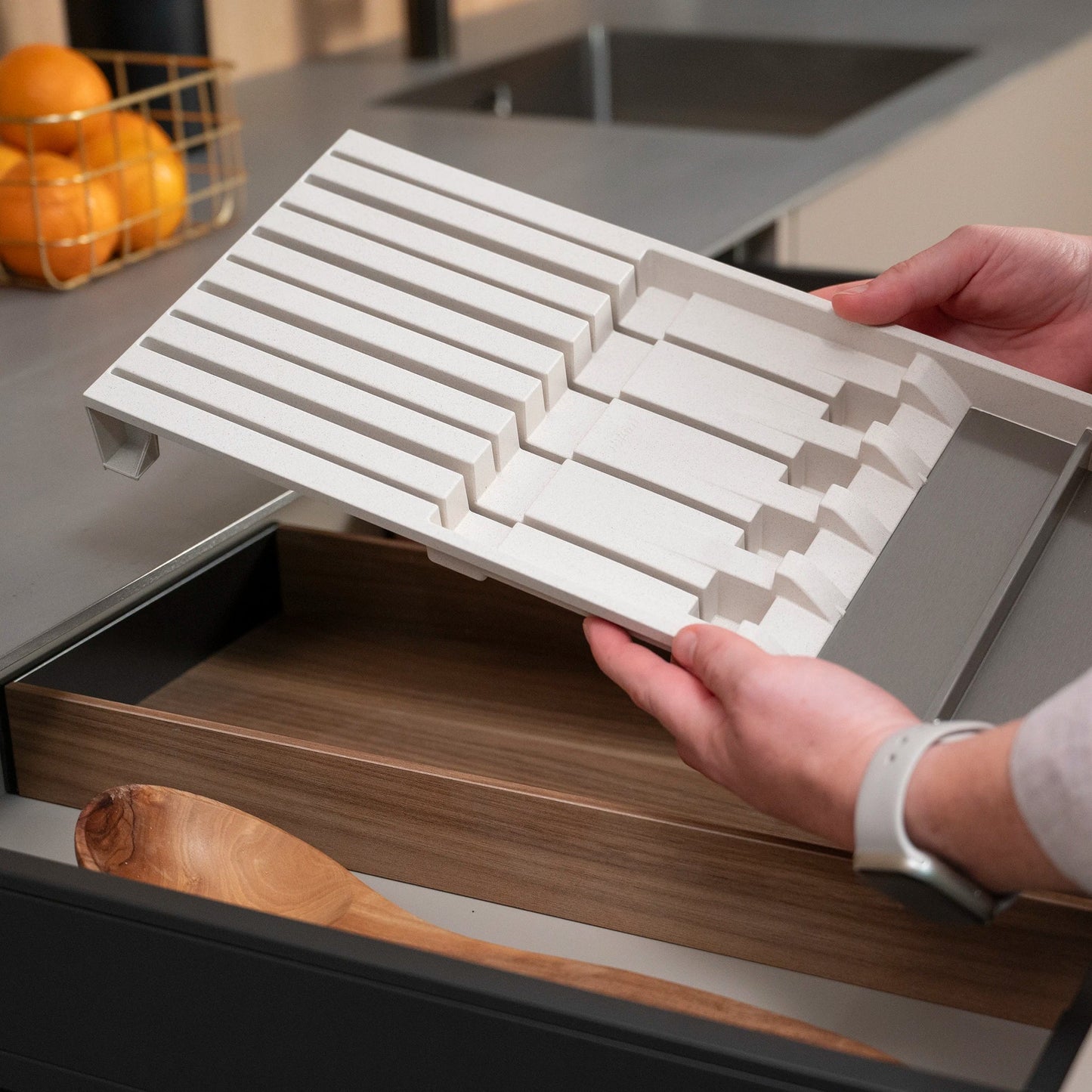 ECO AMBIA-LINE Messerblock aus pflanzenbasiertem Kunststoff