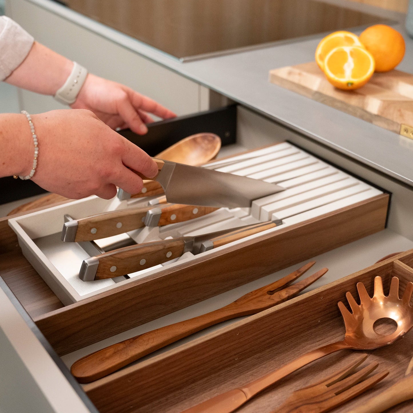 ECO AMBIA-LINE Messerblock aus pflanzenbasiertem Kunststoff