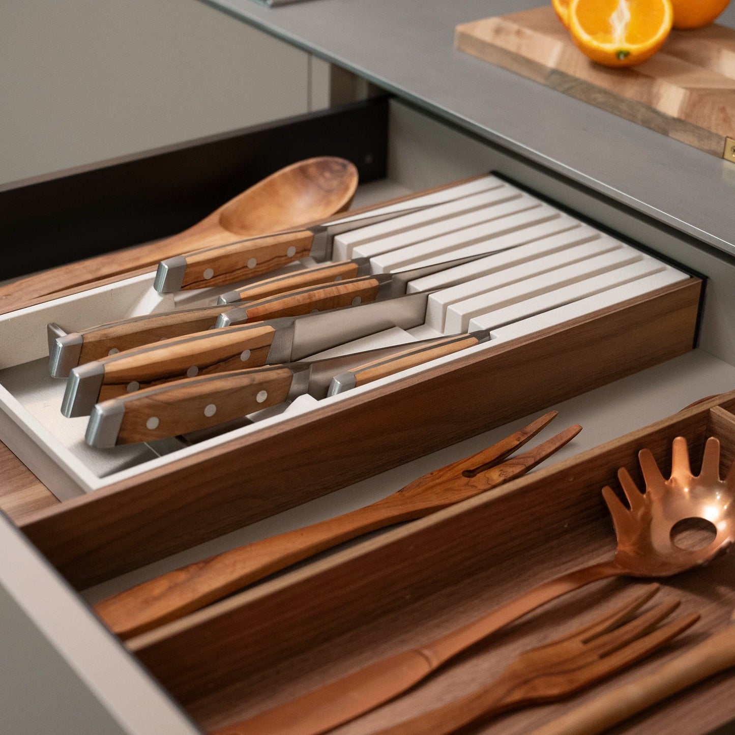 ECO AMBIA-LINE Messerblock aus pflanzenbasiertem Kunststoff