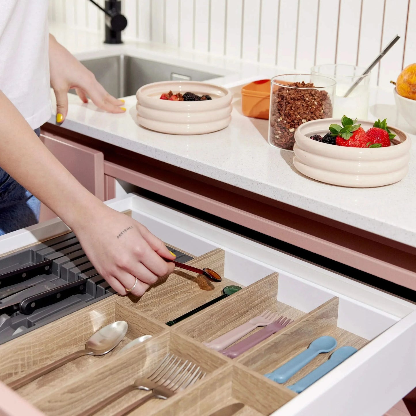 AMBIA-LINE Besteckkasten Holz (30 cm)