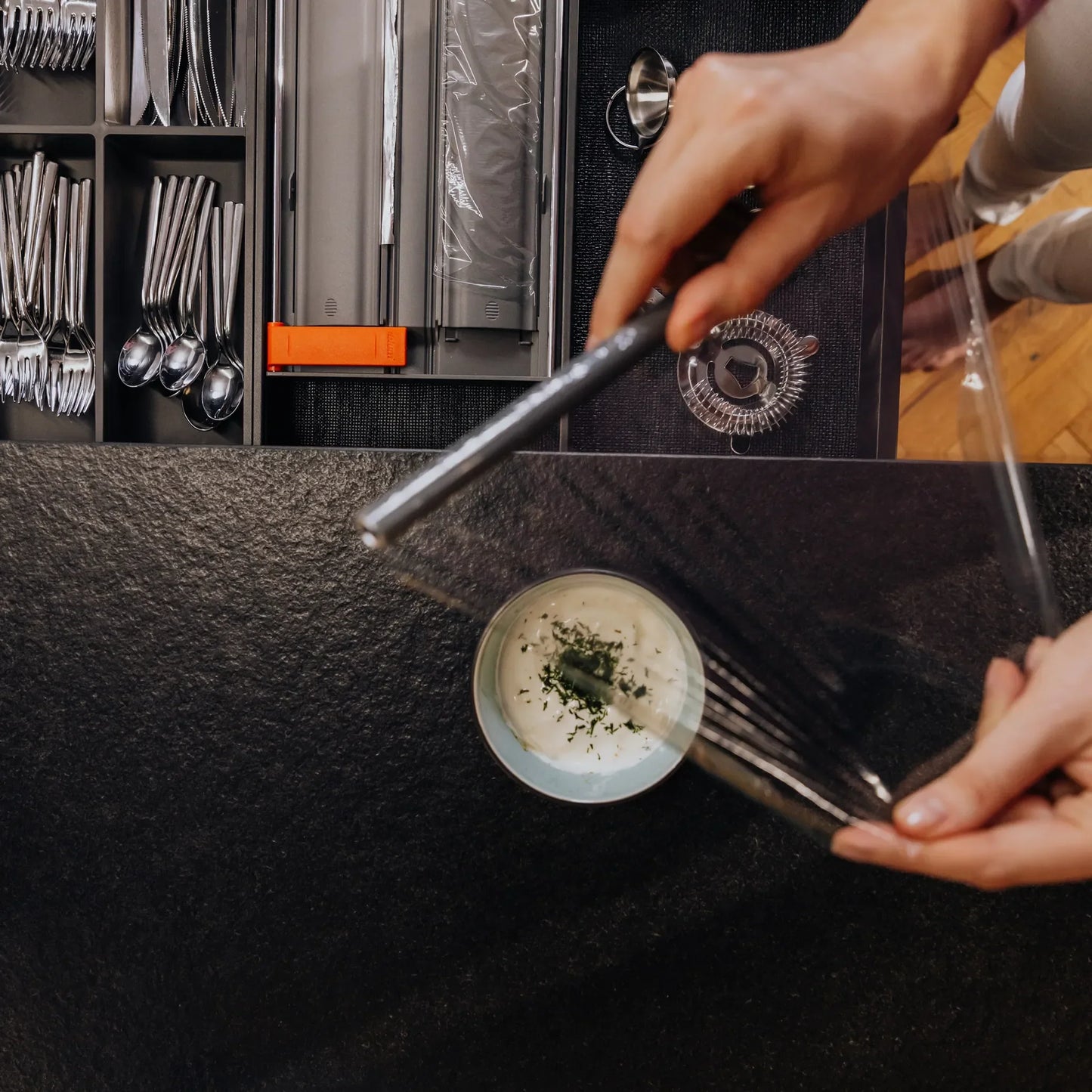 AMBIA-LINE Folienschneider für Schublade