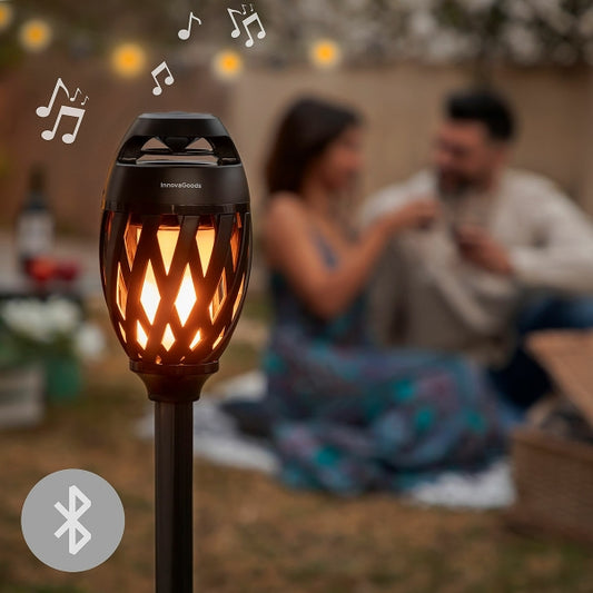 Kabelloser Bluetooth-Lautsprecher mit LED-Flammeneffekt – Spekkle InnovaGoods