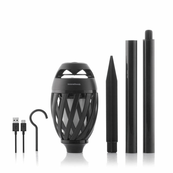 Kabelloser Bluetooth-Lautsprecher mit LED-Flammeneffekt – Spekkle InnovaGoods
