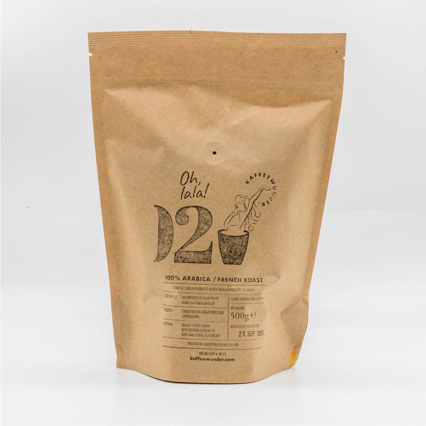 Kaffeewunder Kaffee Nr.02 (100% Arabica Bohnen / Medium Roast / 500g)