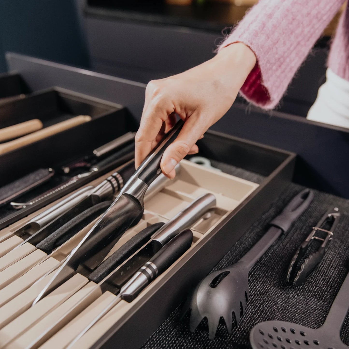 ECO AMBIA-LINE Messerblock aus pflanzenbasiertem Kunststoff