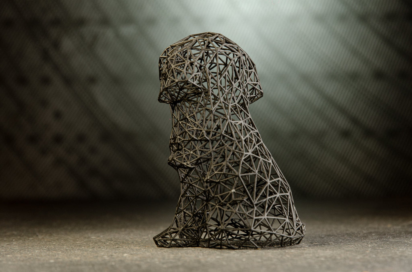 Welpe – Niedliche Wire Design-Skulptur