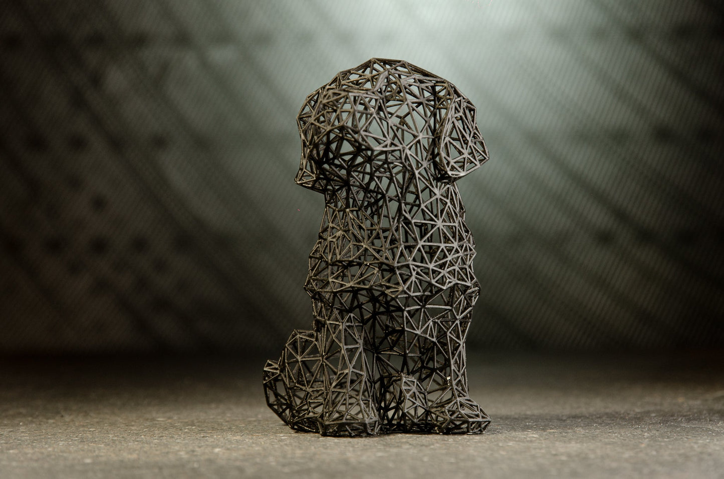 Welpe – Niedliche Wire Design-Skulptur