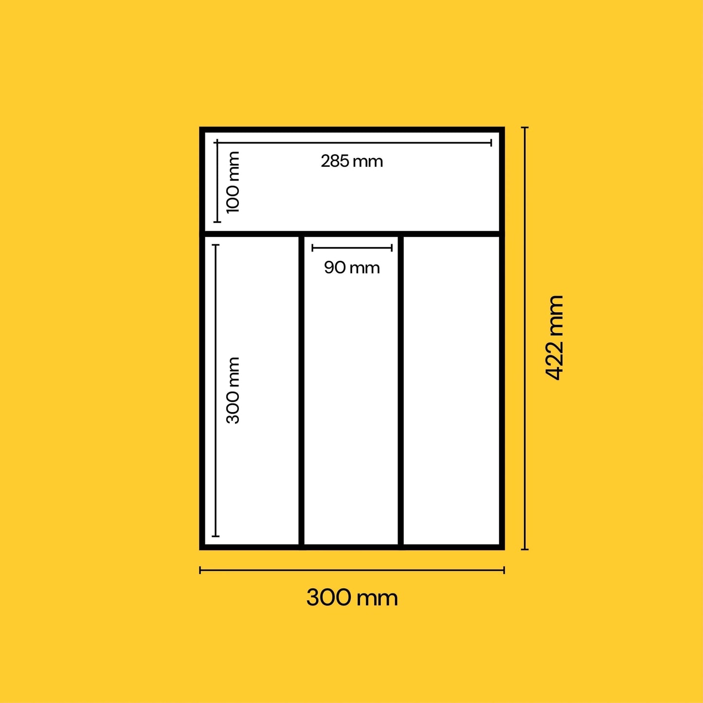 AMBIA-LINE Besteckkasten Holz (30 cm)