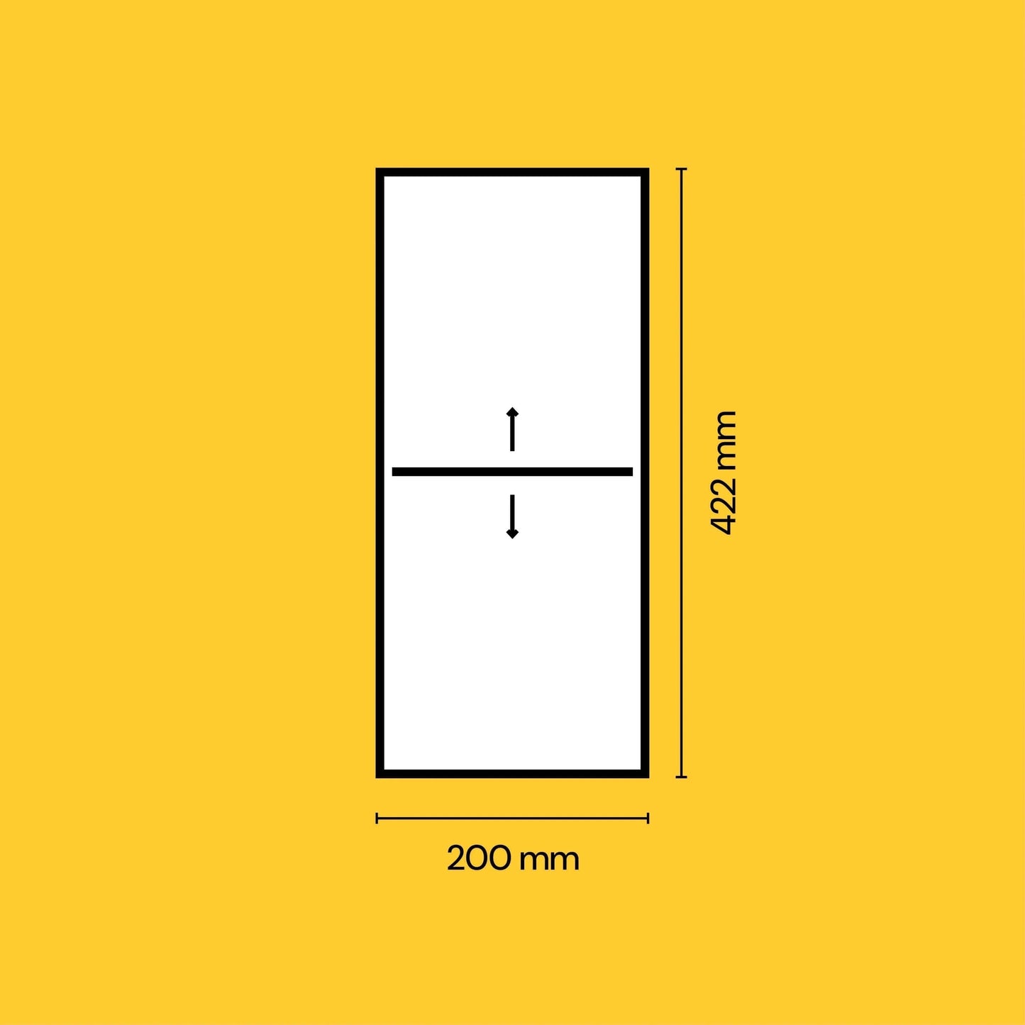 AMBIA-LINE Schubladeneinsatz Stahl (20 cm)