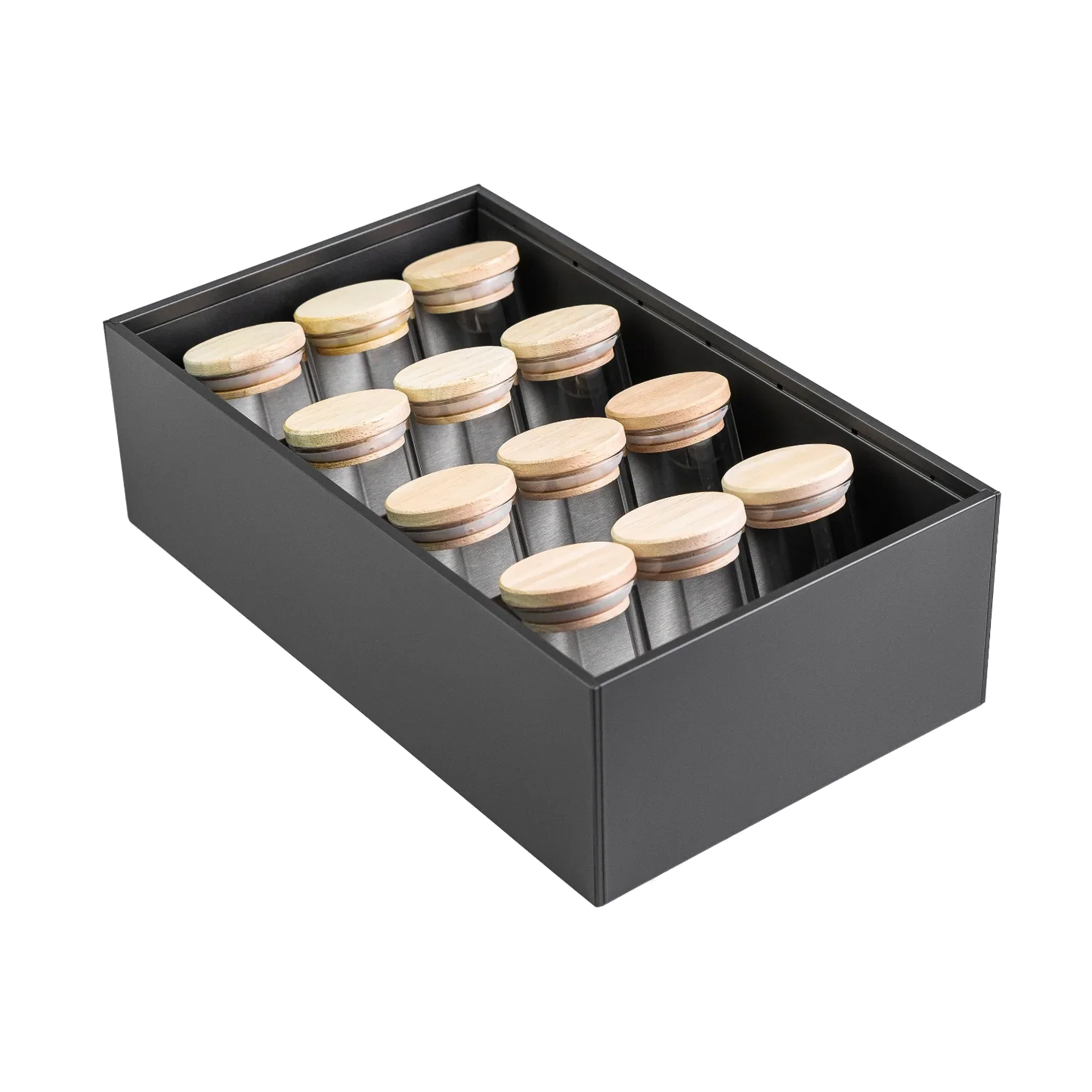 Gewürzhalter Komplettset inkl. 12 Gewürzgläser