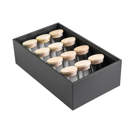 Gewürzhalter Komplettset inkl. 12 Gewürzgläser