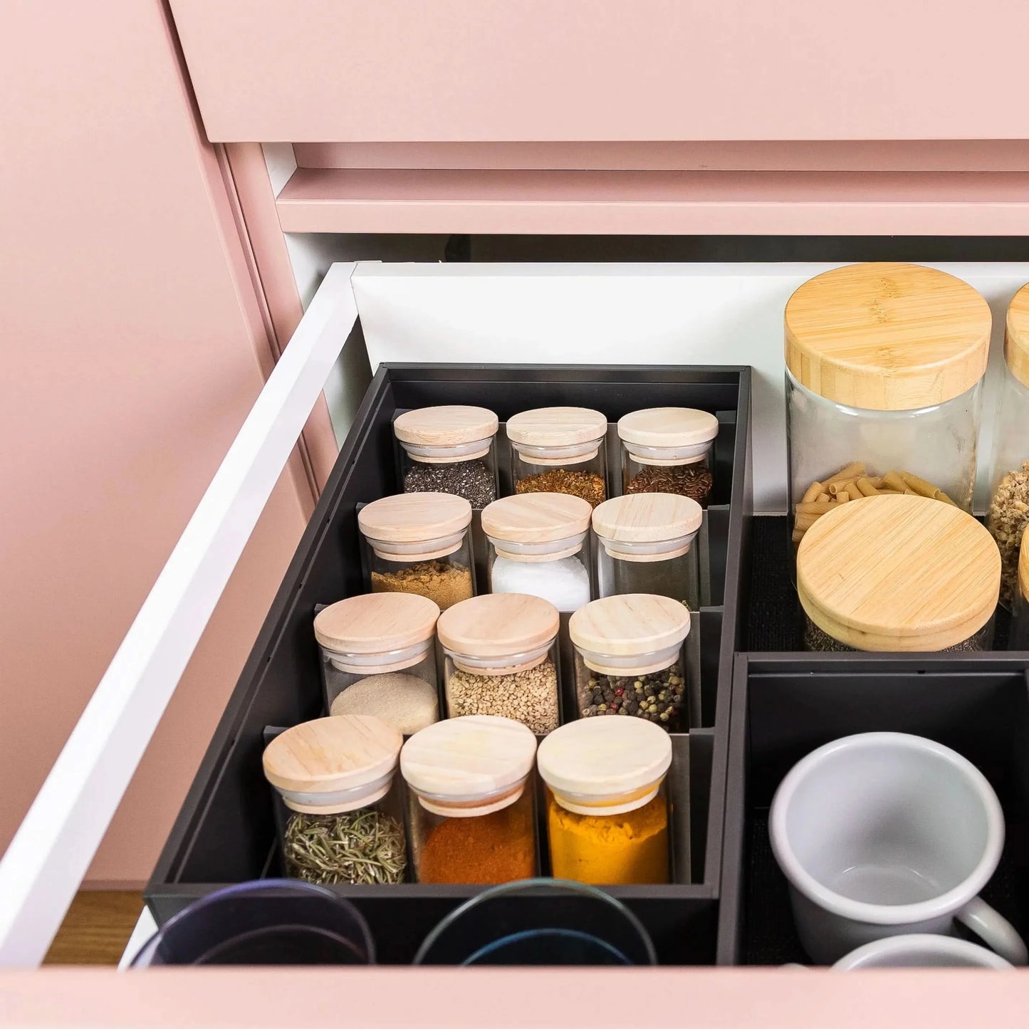 Gewürzhalter Komplettset inkl. 12 Gewürzgläser